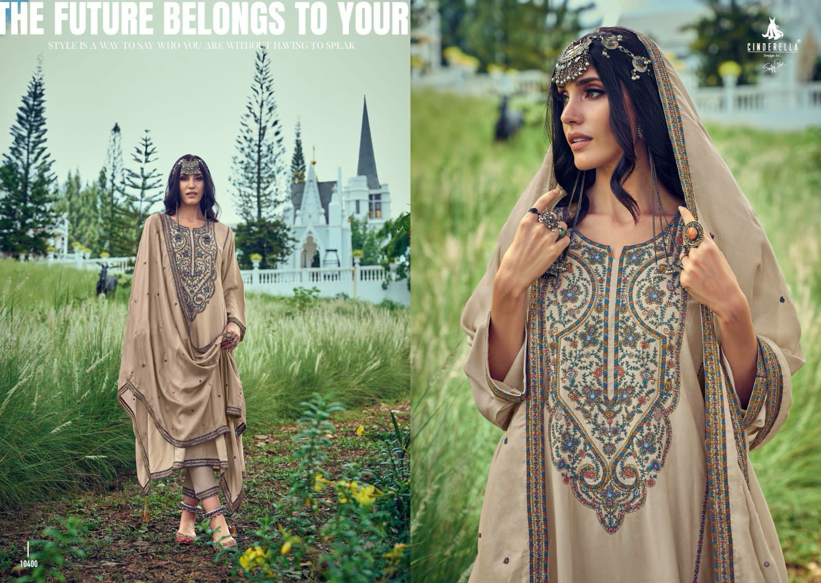 The Festive Edit By Cinderella Heavy Pashmina Suits Catalog